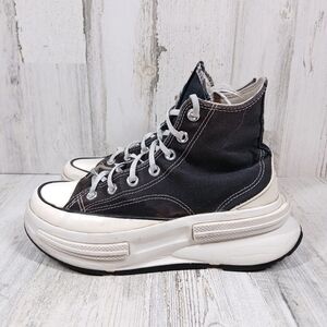 Converse Black and White Platform Sneakers